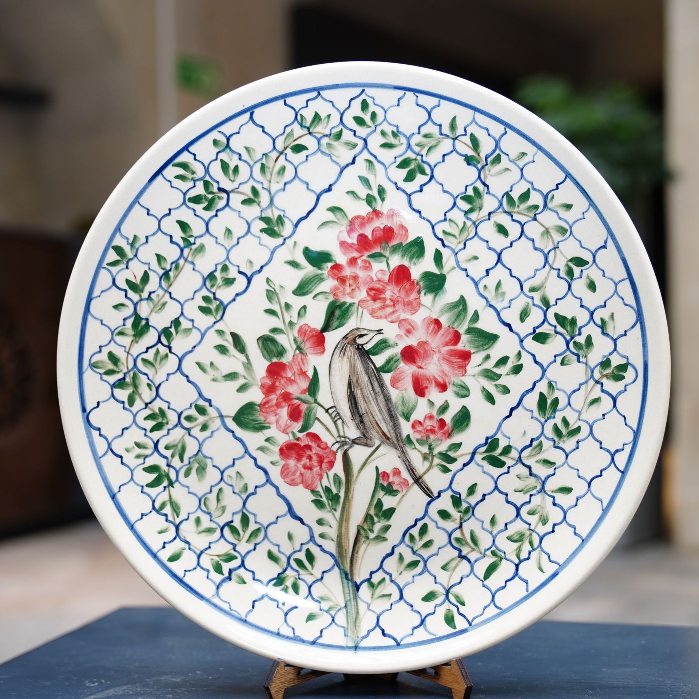 Blueprint Dinner Plate — detail