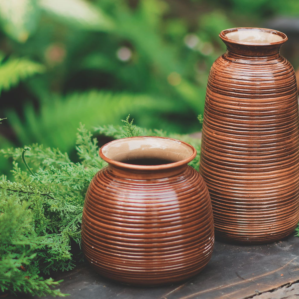 Vault Lidded Storage Jar — detail
