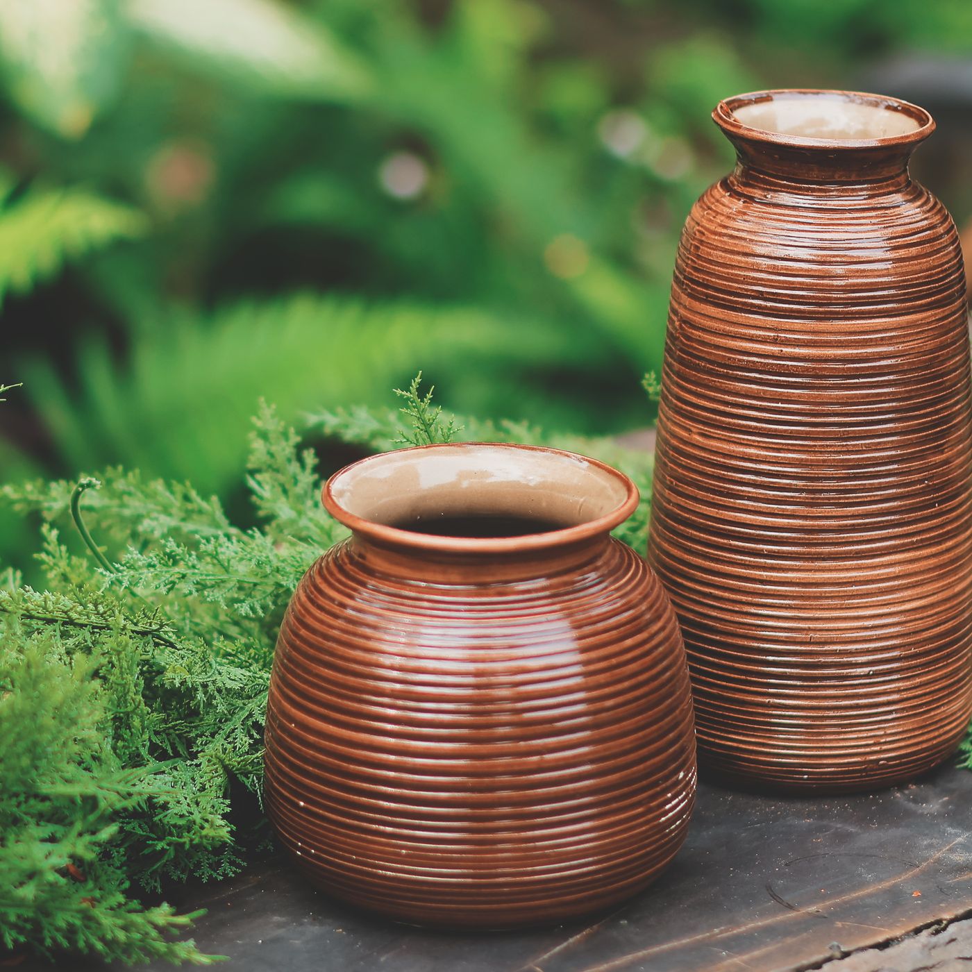 Vault Lidded Storage Jar — detail