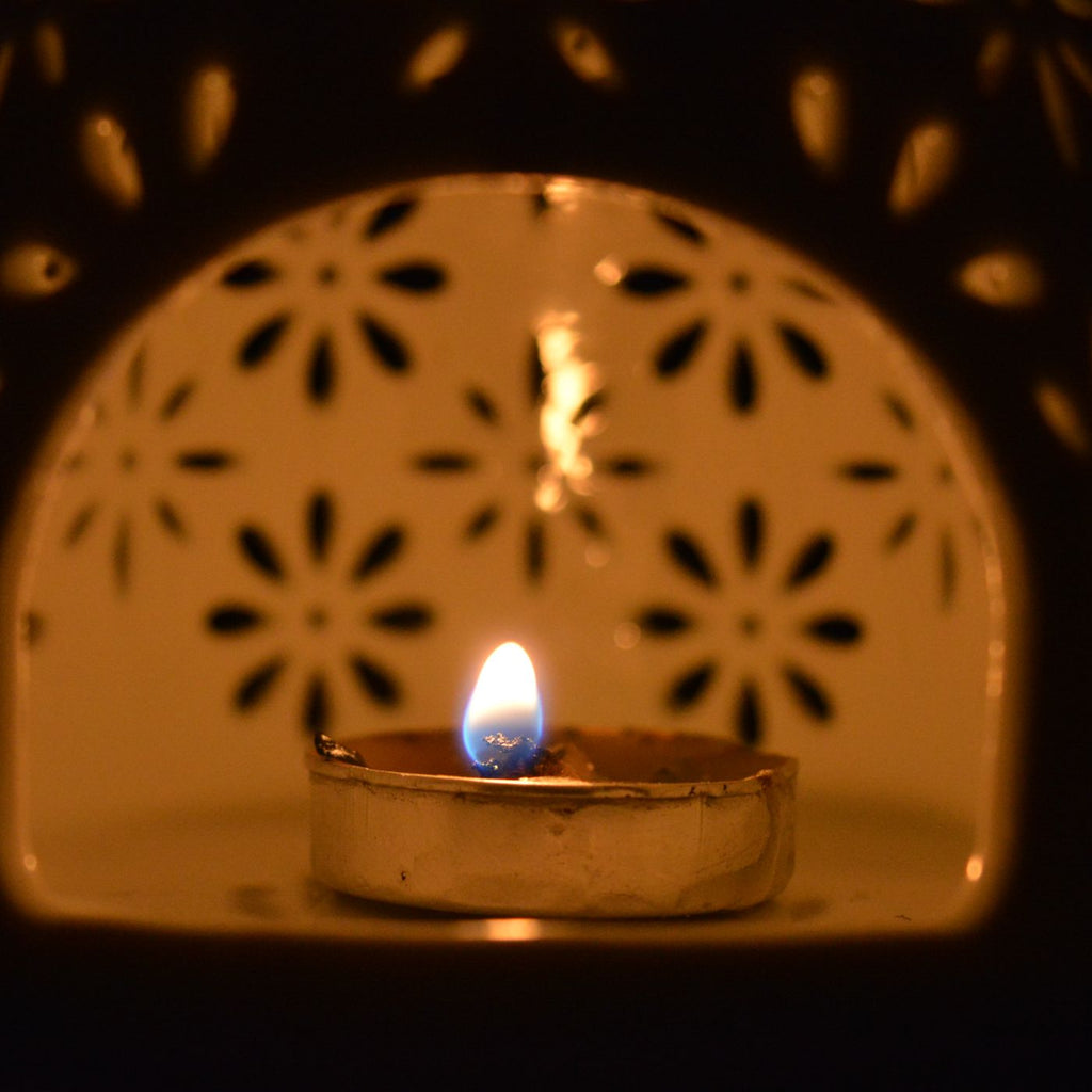 Factory Window Tealight Lantern