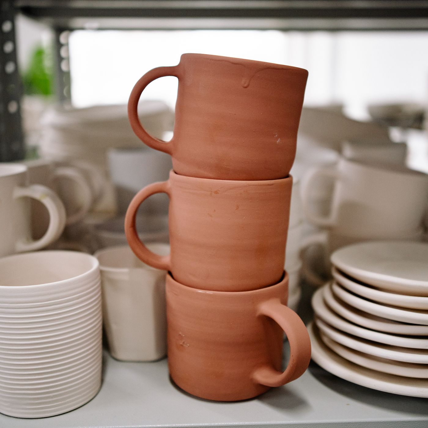 Cast-Handle Mug — detail