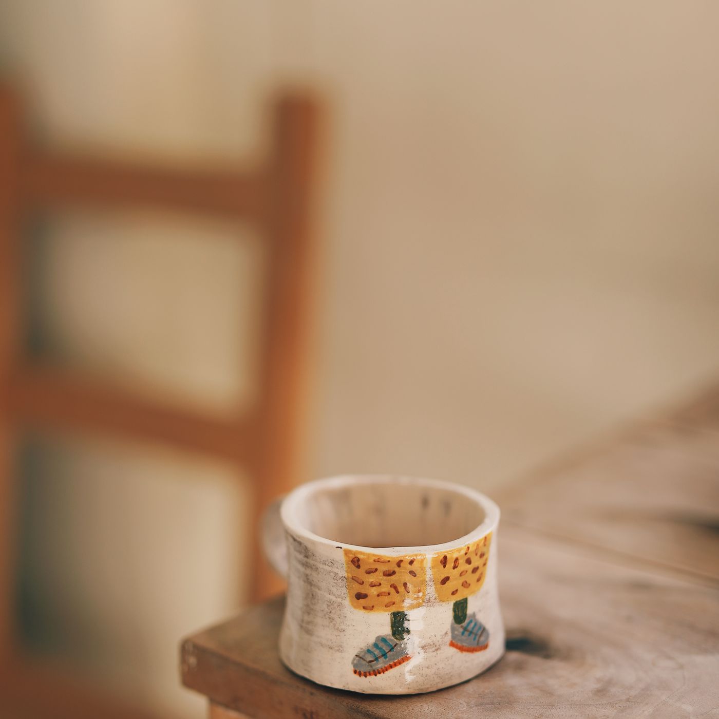 Cast-Handle Mug